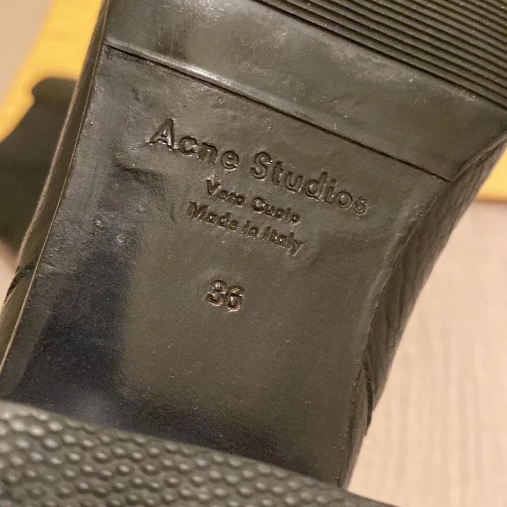ACNE STUDIOS JENSEN BOOTS . Size 36 . Made in Italy - Picture 9 of 11